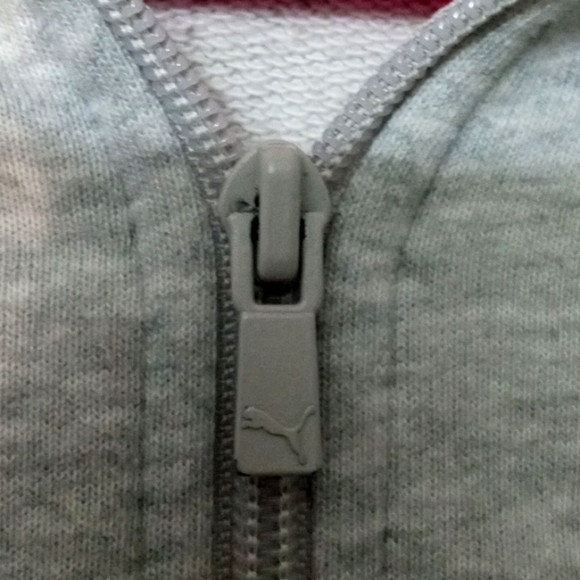 Grey puma women's hoodie.(size L) - Picture 5 of 8
